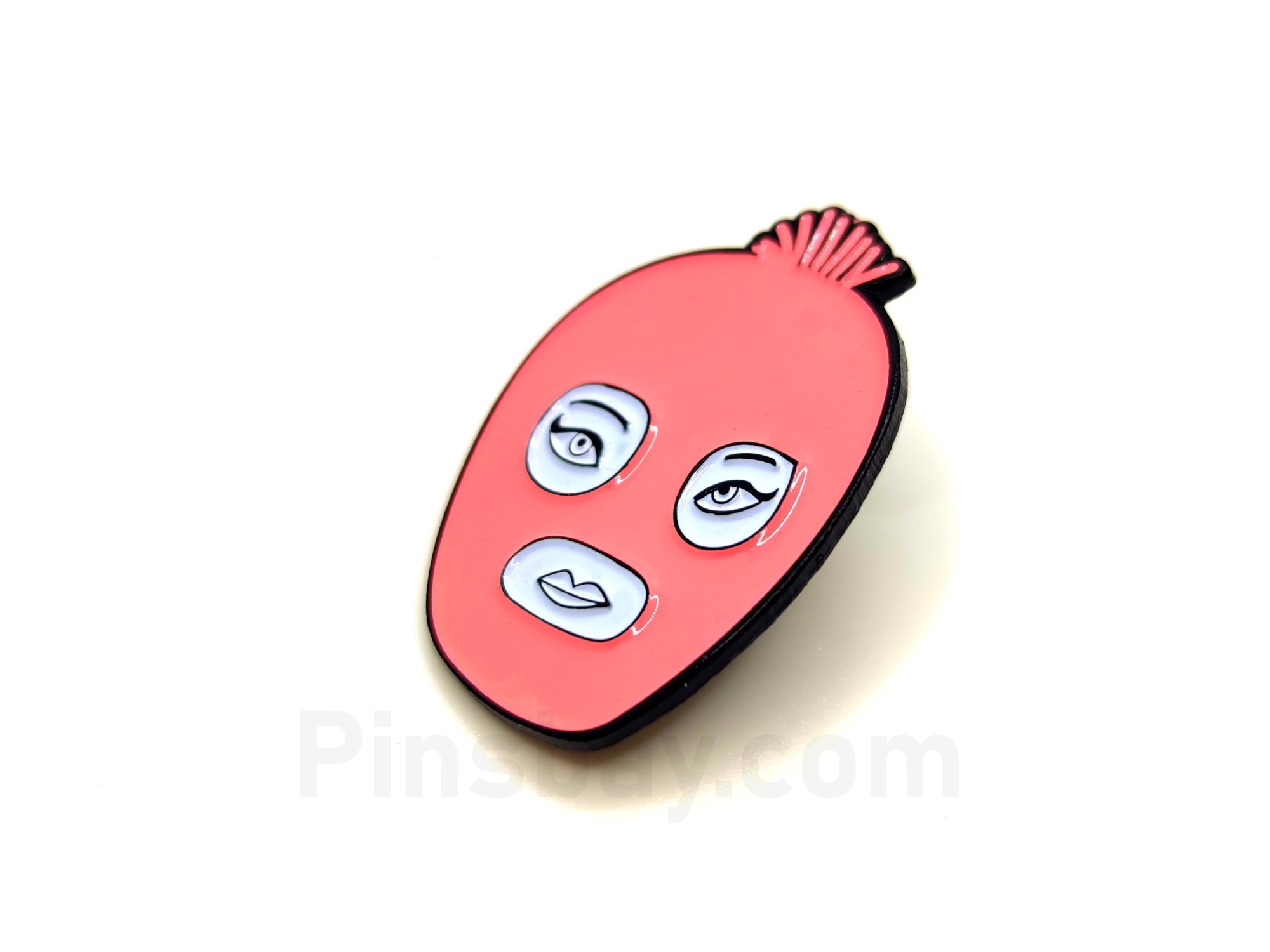 Enamel pins crazy head